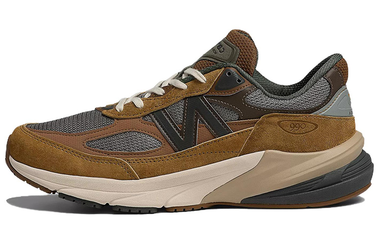 Carhartt WIP x 990v6 Made in USA 'Sculpture Center' New Balance, цвет хаки