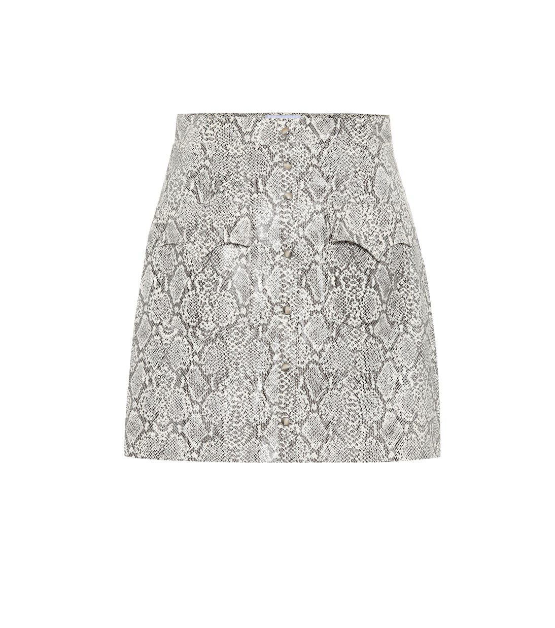 

Юбка Erin из искусственной змеиной кожи Nanushka, Grey Snake