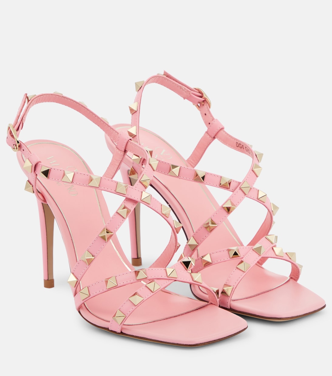 Кожаные сандалии Rockstud 100 Valentino Garavani, Bubble