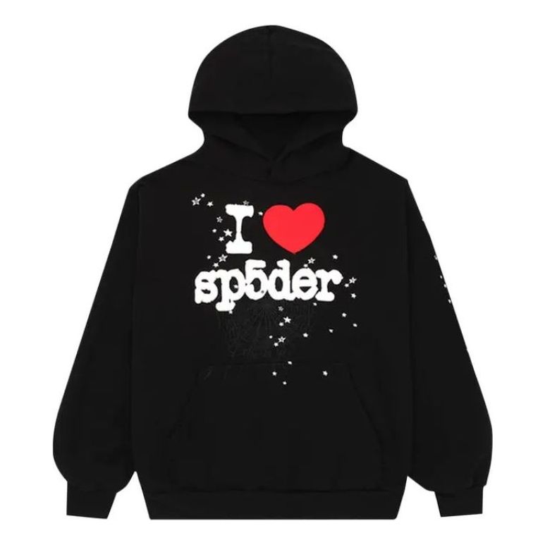 

Худи SP5DER I Heart SP5 Souvenir Hoodie 'Black', черный