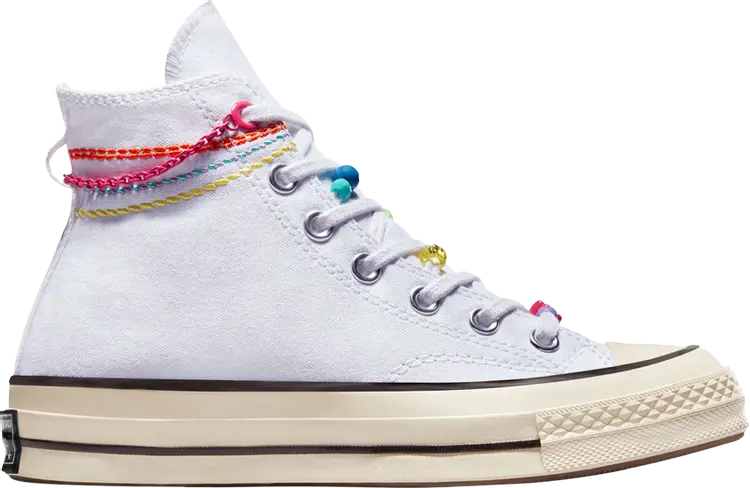 

Кроссовки Wmns Chuck 70 High 'Embroidered Bracelet', белый