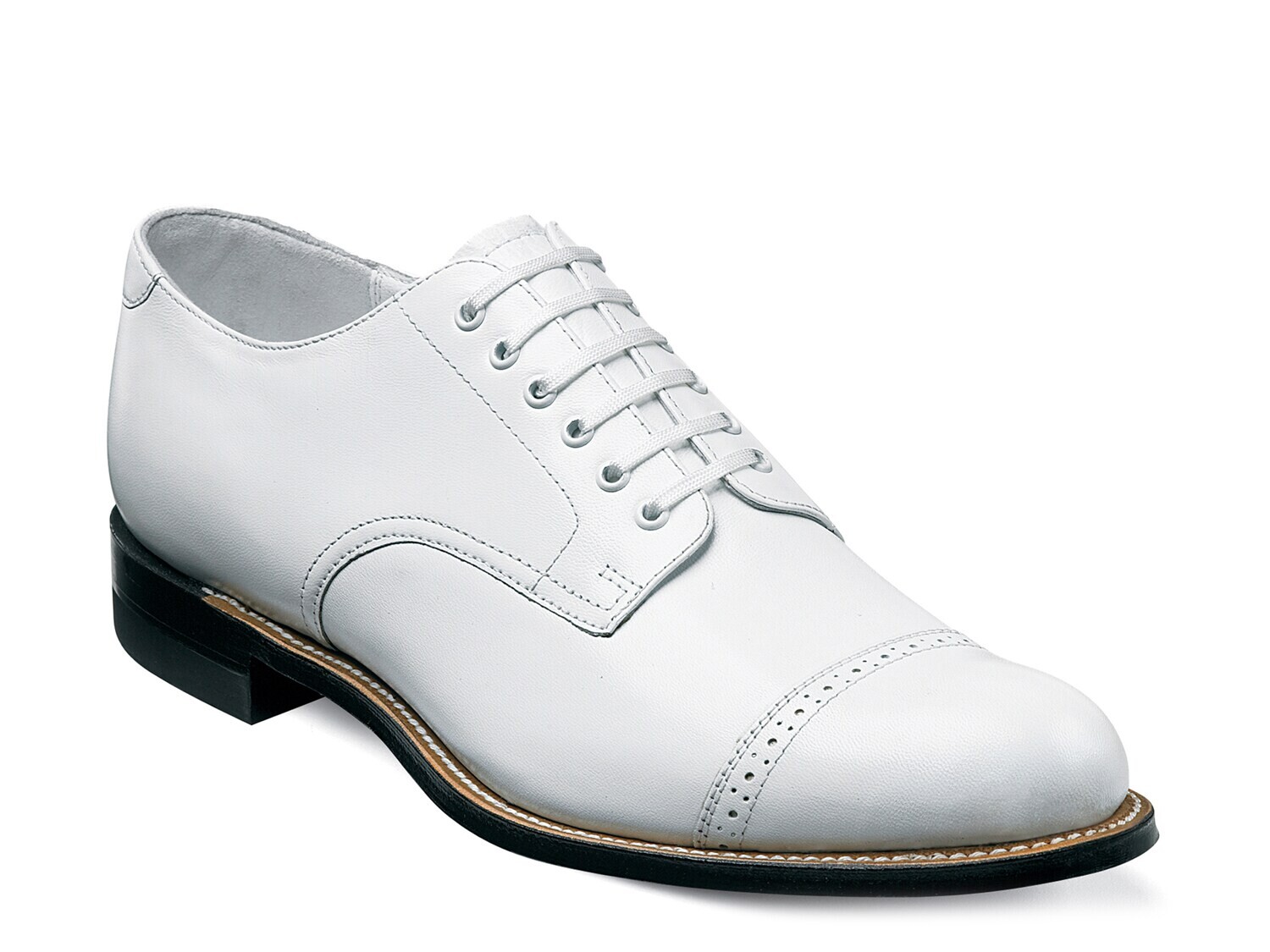 

Туфли-оксфорды Stacy Adams Madison Cap Toe, белый