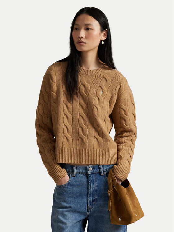 

Свитер straight fit 211A91216005 Polo Ralph Lauren, бежевый