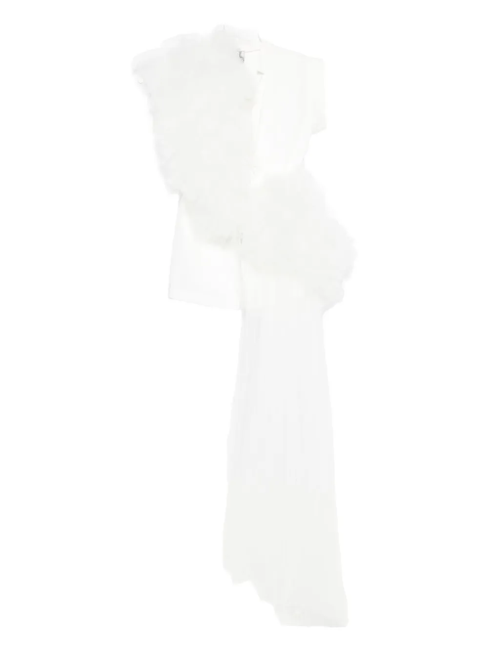 

Платье с рюшами Alchemy, белый