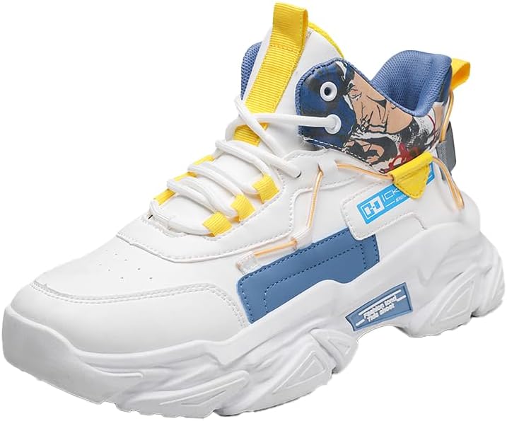 

Мужские кроссовки без шнурков для ходьбы, удобные, с нескользящей подошвой, дышащие, для бега, кросс-тренинга, занятий в спортзале, тенниса и повседневной моды Hhhchpm, синий