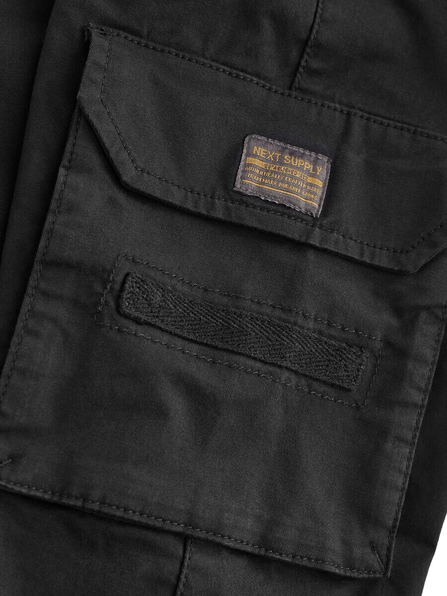 Тканевые брюки Next Tapered Pants, черный — фото 3
