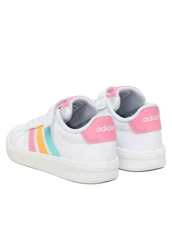 Adidas Кроссовки Grand Court 3.0 El C KI6503 белые — фото 3
