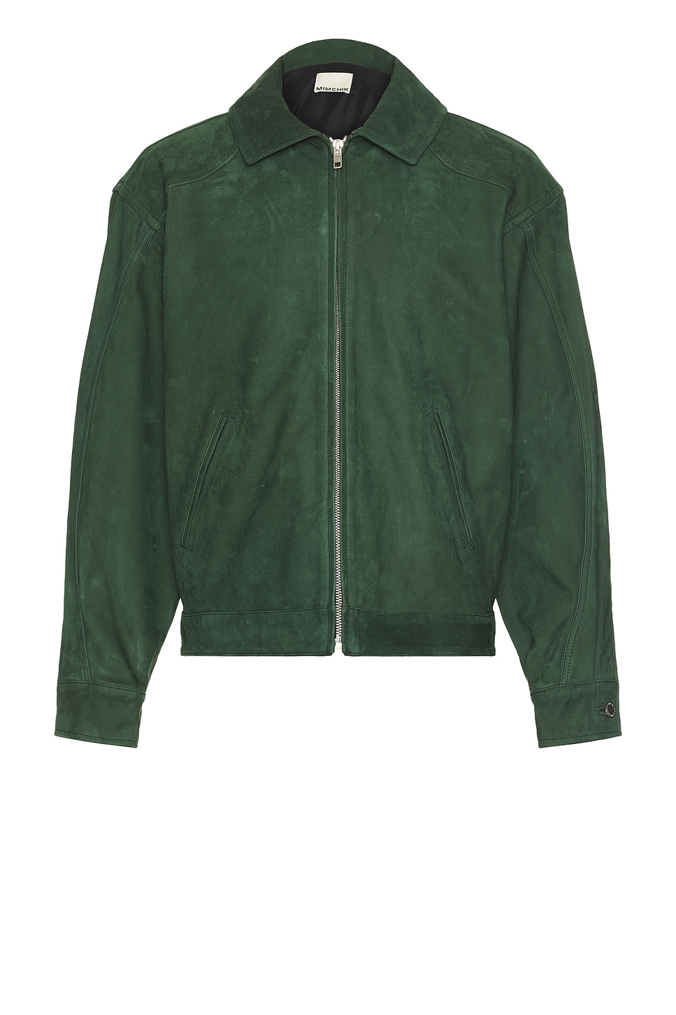 

Замшевая куртка для высокого мальчика Mimchik, цвет Forest Green
