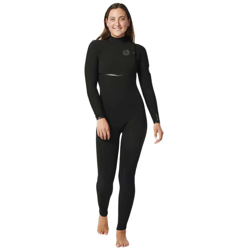 

Неопреновый костюм с длинными рукавами и молнией на спине Rip Curl Ebomb 43GB Woman, черный