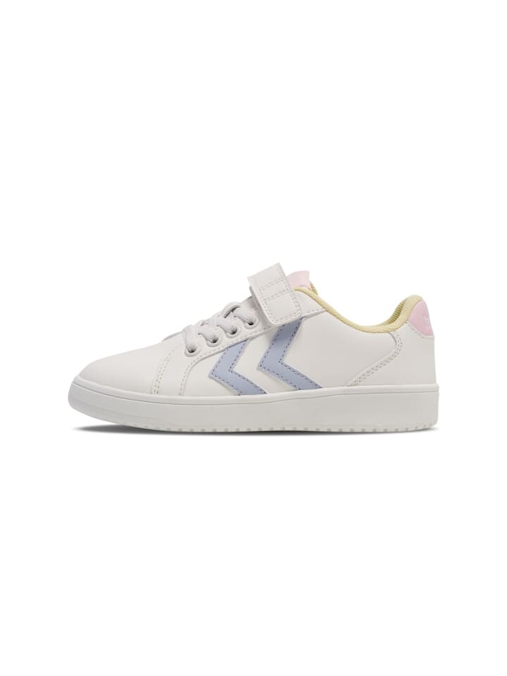 

Низкие кроссовки Hummel Klettverschluss Low Derby Court Kinder, цвет lilac snow