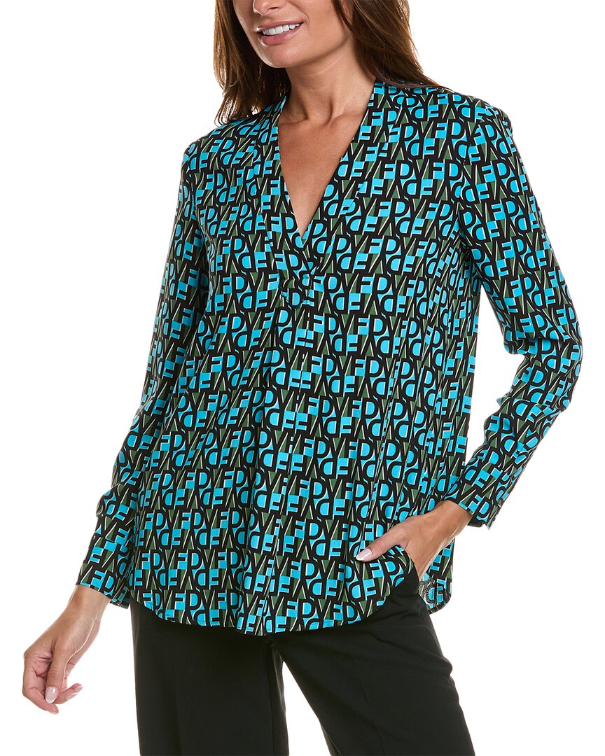 

Диана фон Фюрстенберг Санора Топ Diane von Furstenberg, зеленый