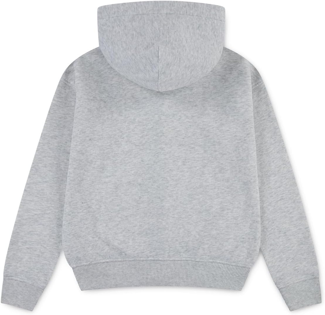 Худи abercrombie kids Essentials Full Zip Hoodie, цвет ANF Light Grey Heather — фото 2