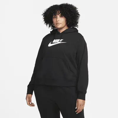 

Толстовка Nike Sportswear Club Fleece, черный/белый
