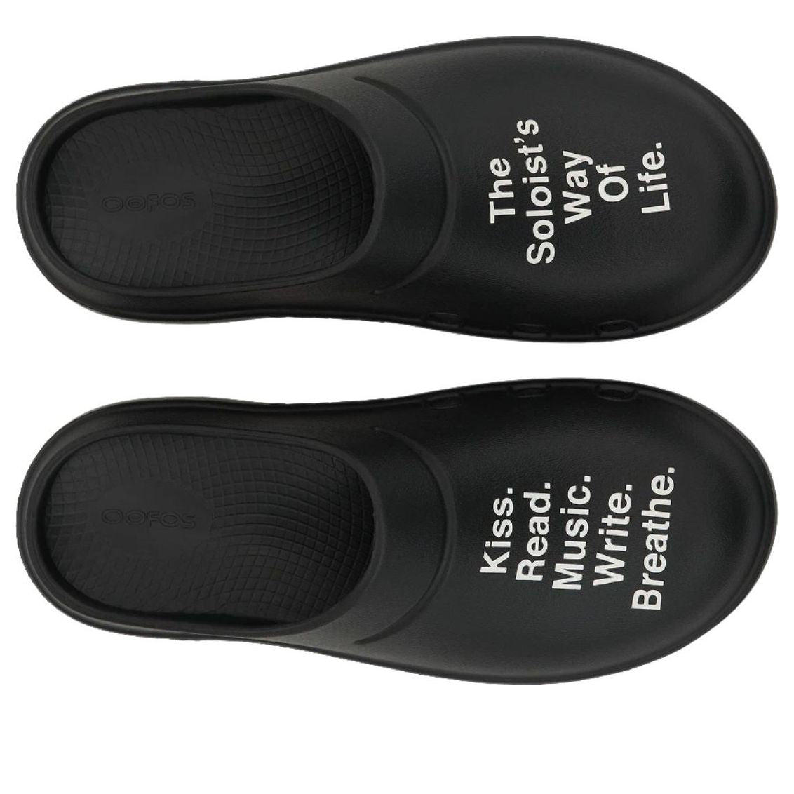 Oofos x Takahiromiyashita The Soloist Way Of Life Clog 'Black White' — фото 2