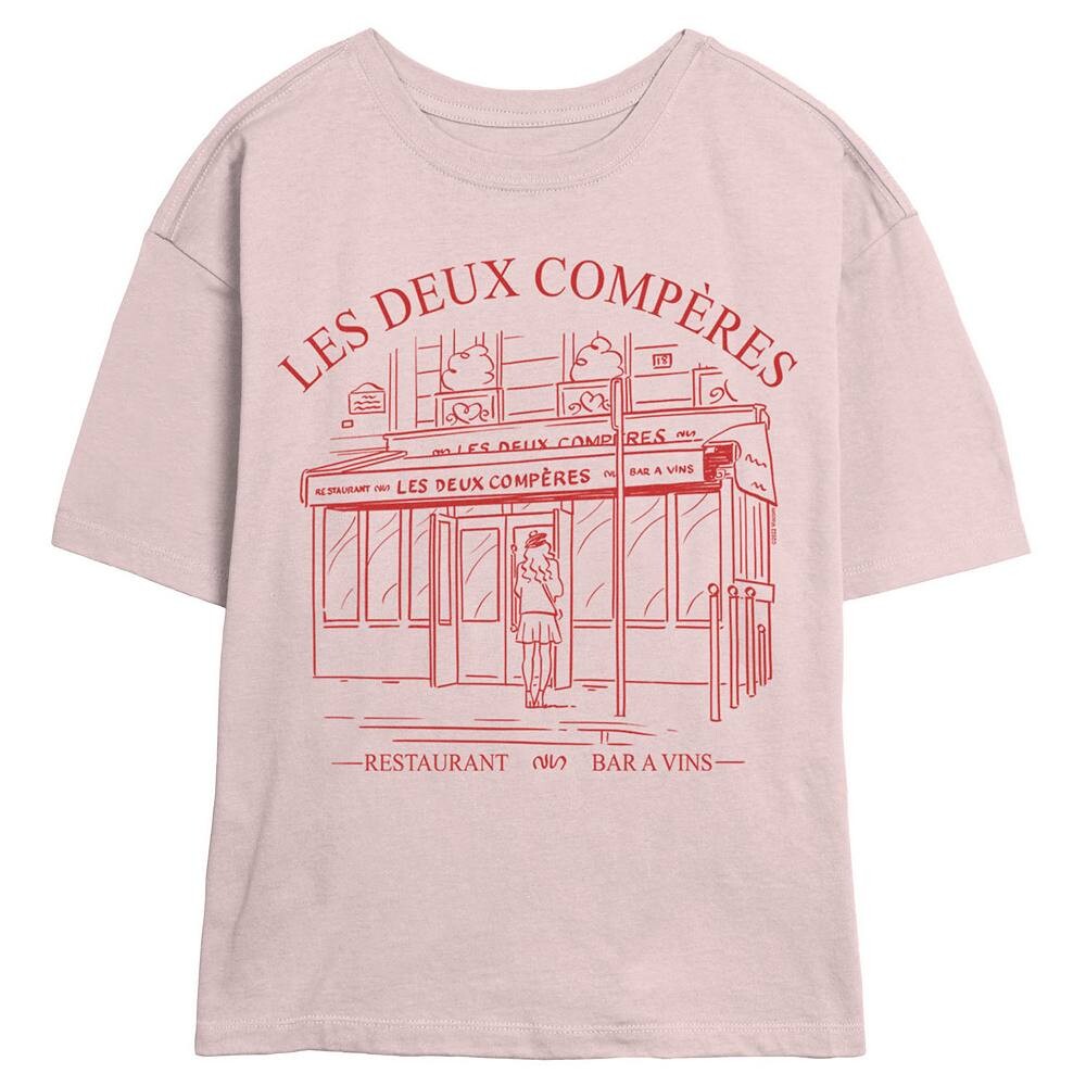 

Футболка Emily In Paris для юниоров Les Deux Compères Skimmer с рисунком Licensed Character, цвет Blush
