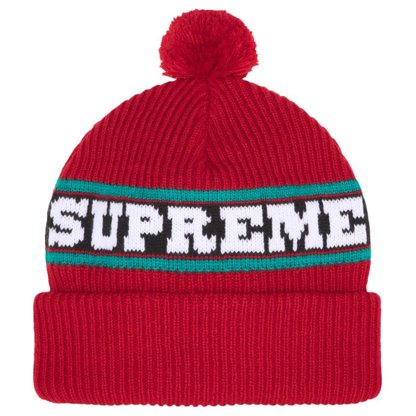 

Supreme Большая полосатая шапка, Red