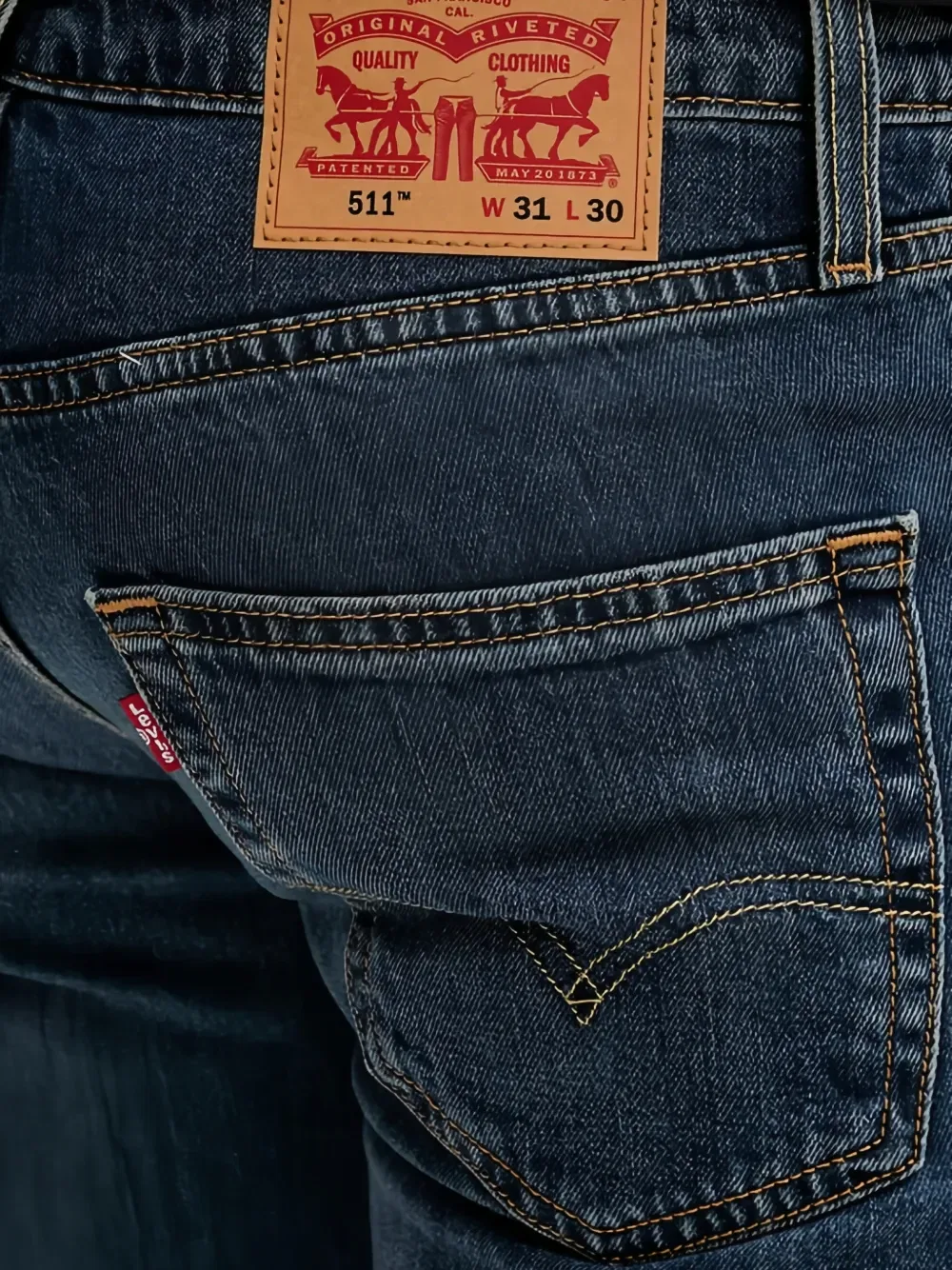 Джинсы узкие 511 Levi'S, синий — фото 4