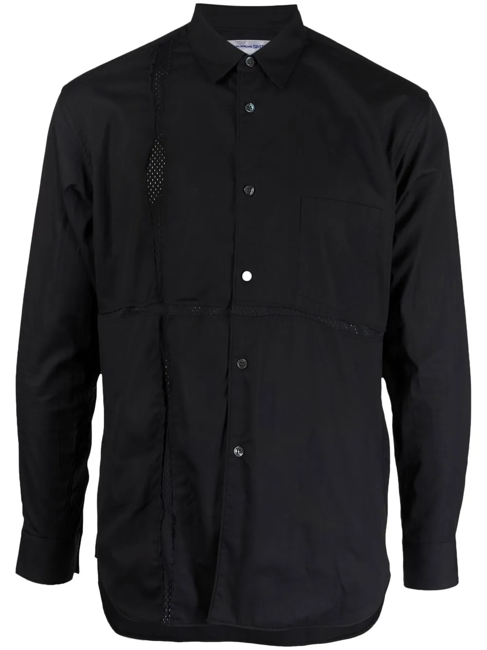 

Рубашка со вставками Comme Des Garçons Shirt, черный