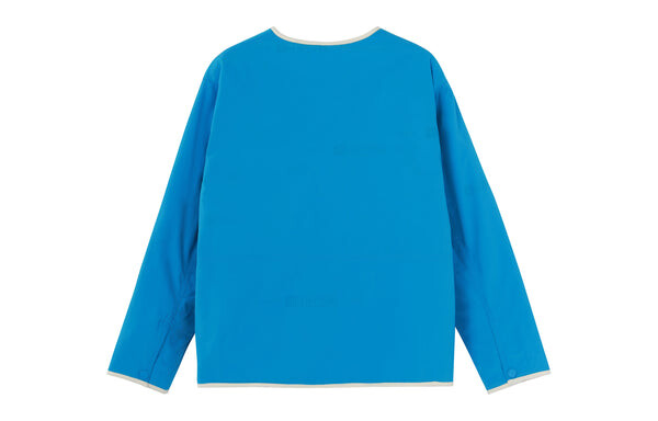 Куртка Air Jordan x union Crossover Solid Color Printing Logo reversible Long Sleeves Jacket Asia Edition Blue / Gray, синий — фото 4