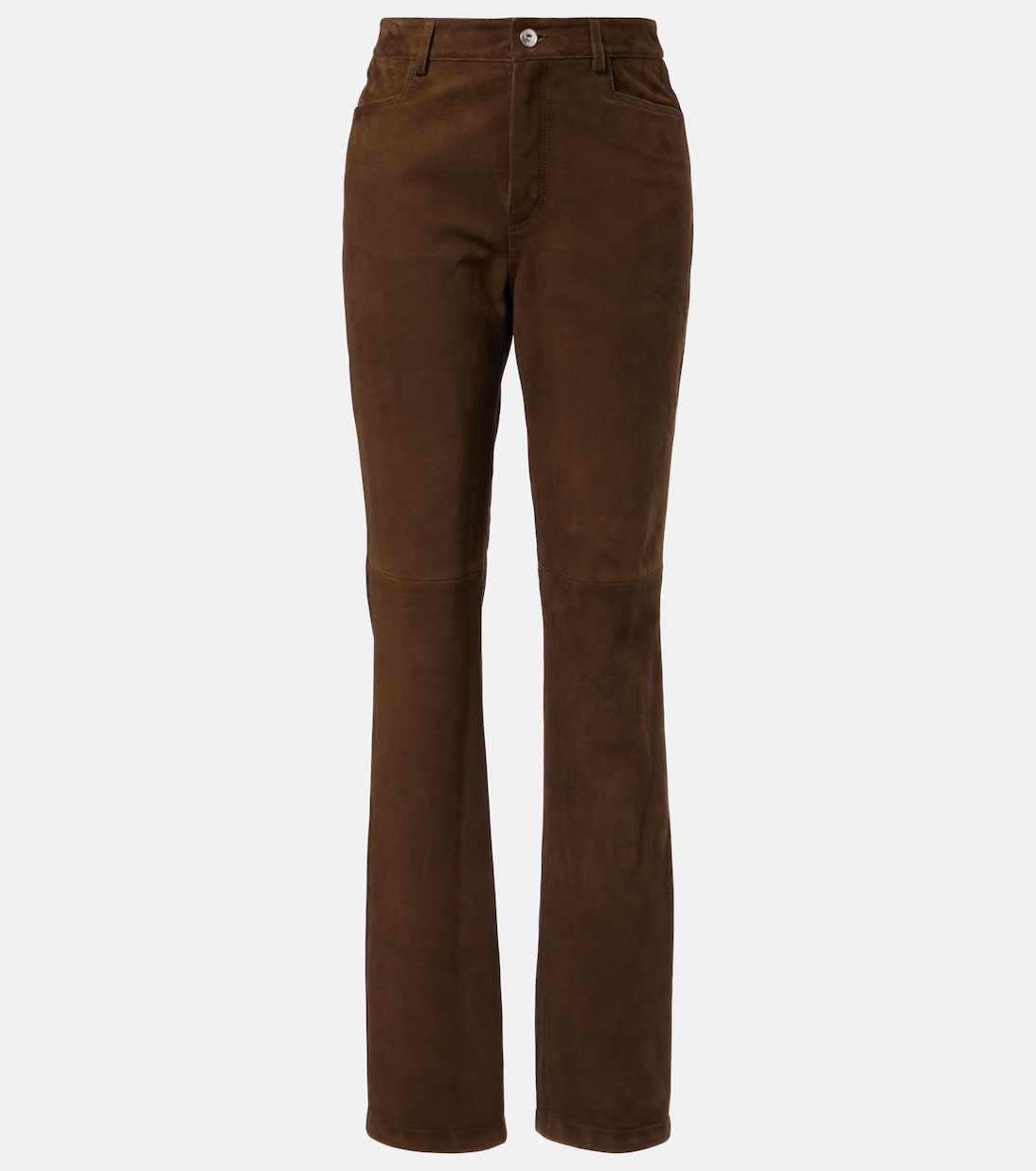 

Прямые замшевые брюки Maxine Proenza Schouler, Wood