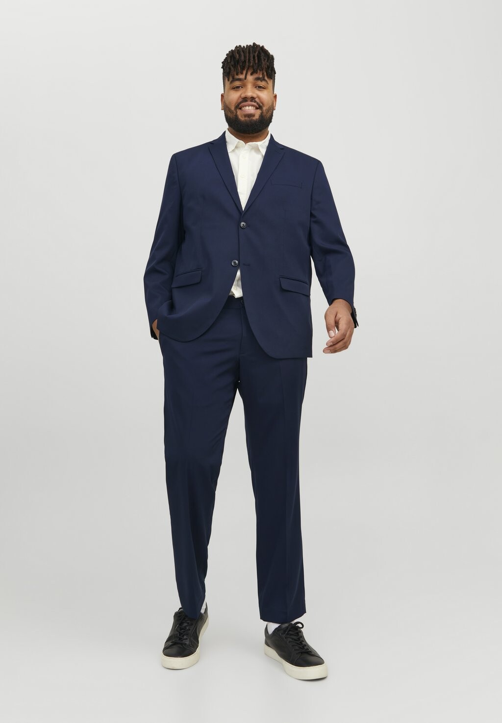 

Элегантные брюки JPRFRANCO Jack & Jones, темно-синий
