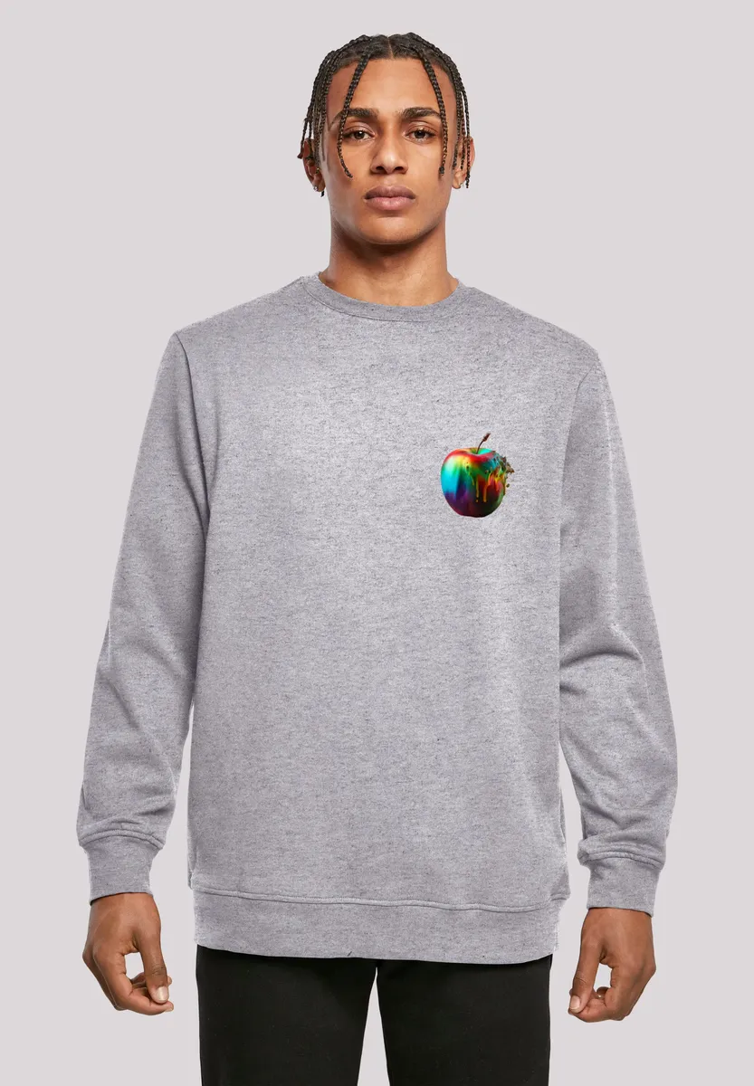 

Толстовка F4NT4STIC "Colorfood Collection - Rainbow Apple", принт, серый