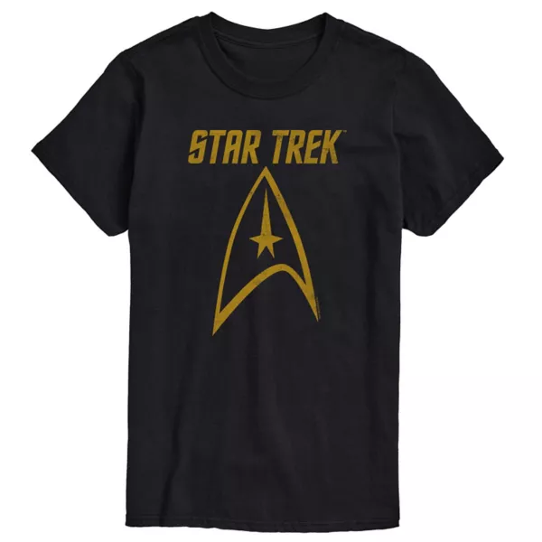 

Футболка с логотипом Star Trek Big & Tall Licensed Character, черный