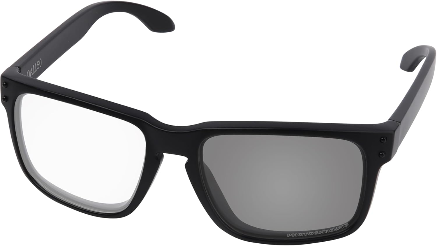 

Квадратные поляризованные солнцезащитные очки для мужчин и женщин, для активного отдыха, вождения, езды на велосипеде, с линзами, защищающими от УФ-излучения UV400 LenzReborn, Black Frame Black Rivet Photochromic Lens