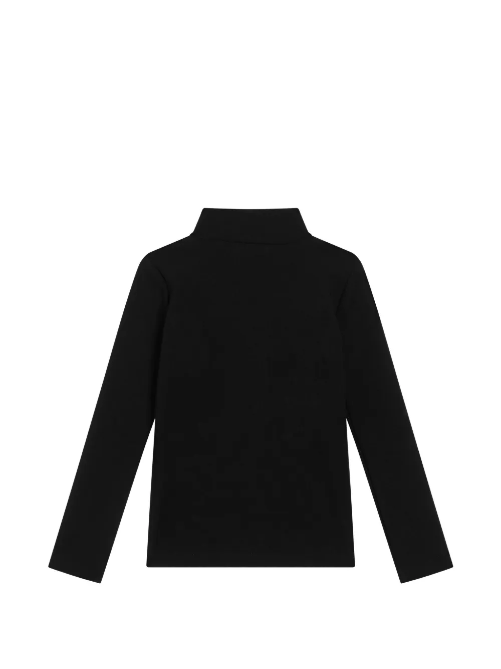Топ с воротником-стойкой и логотипом Dolce & Gabbana Kids, черный — фото 2