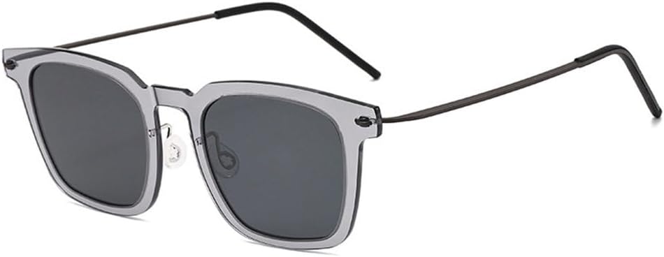 

Стильные круглые женские поляризованные солнцезащитные очки, мужские солнцезащитные очки с металлической оправой UV400, солнцезащитные очки для вождения с защитой от УФ-излучения PRSTNN, Gradual Gray