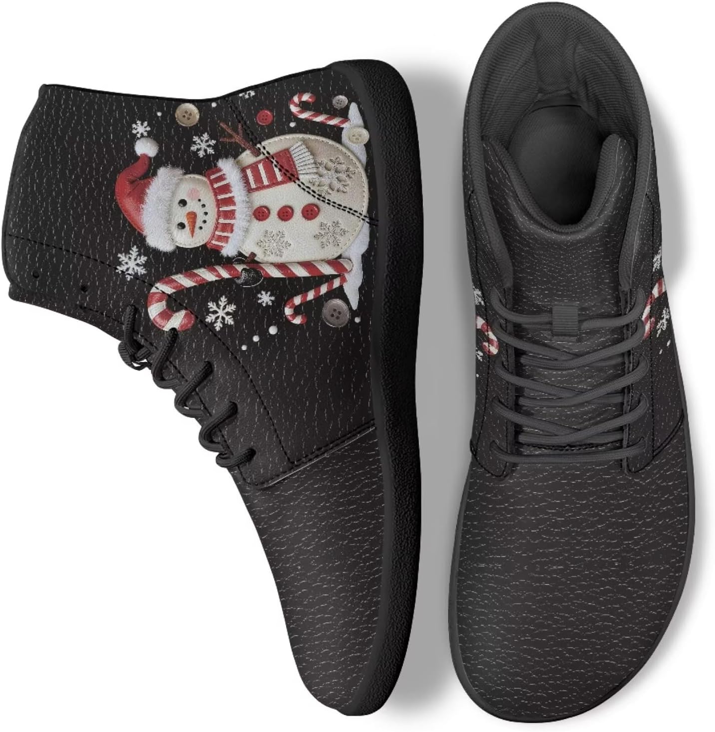 

Кроссовки для ходьбы для женщин и мужчин, противоскользящие, для бега, высокие теннисные спортивные обувь Ecaestolph, черный