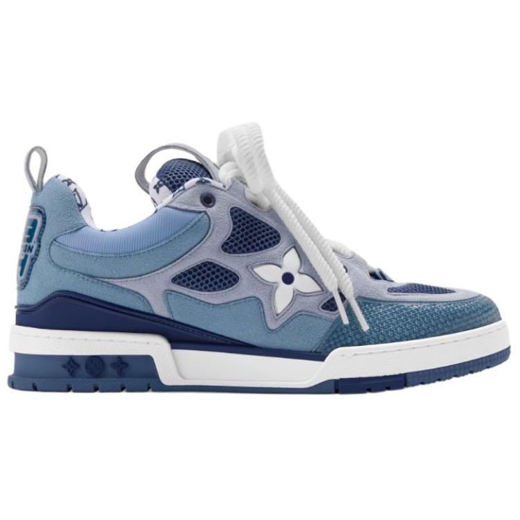 LOUIS VUITTON Низкие кроссовки для скейтбординга Skate мужские blue — фото 2
