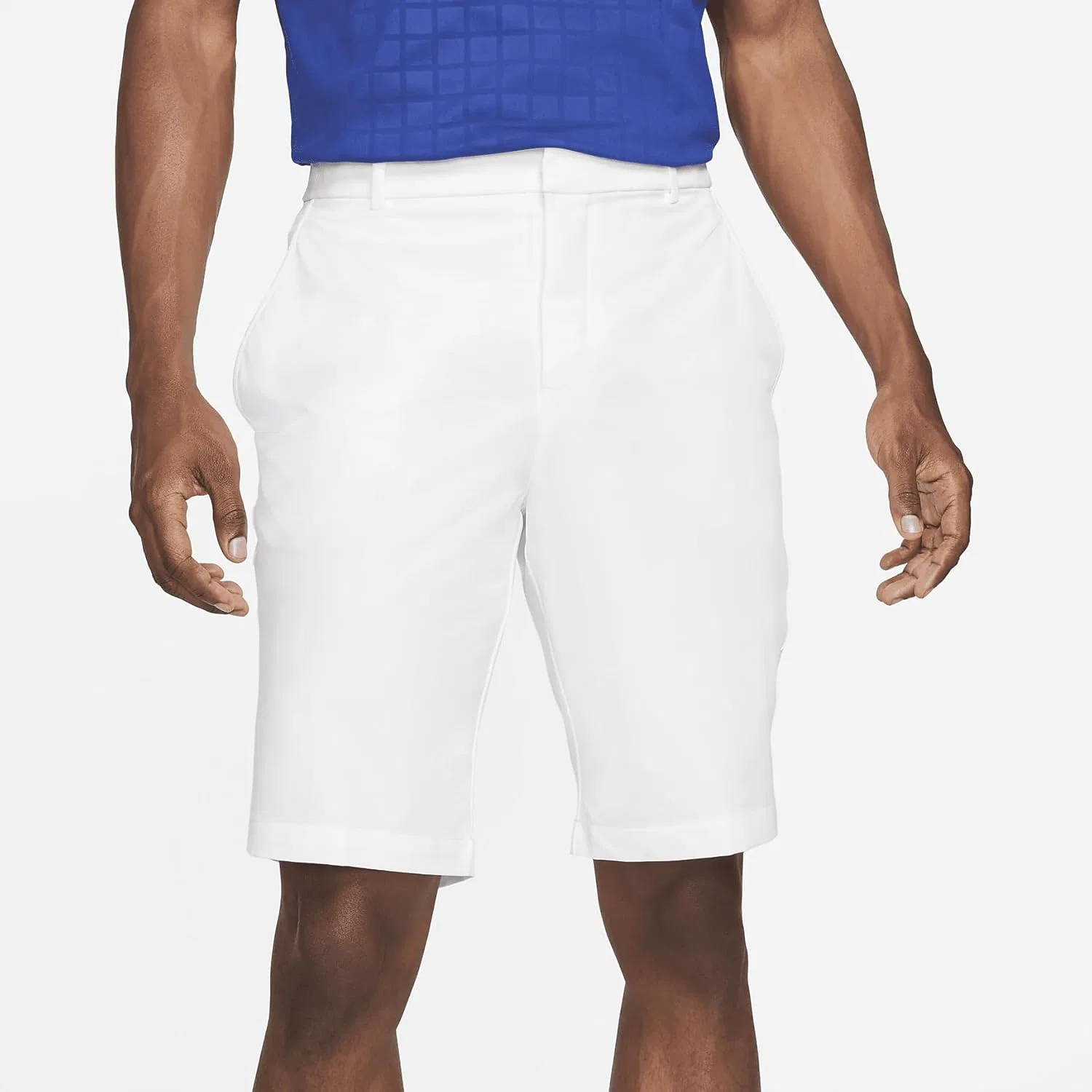 Мужские шорты для гольфа Nike Dri-FIT Hybrid 10.5'', белый — фото 2