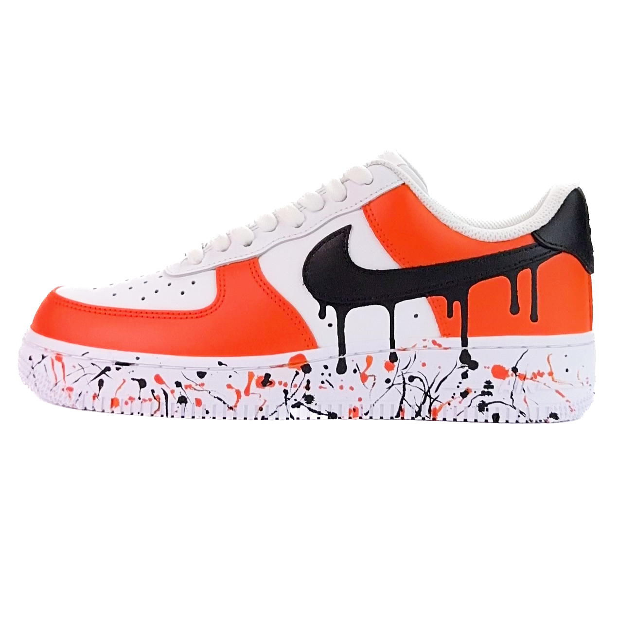 

Nike Кроссовки Air Force 1 устойчивые к истиранию низкие унисекс оранжевые, цвет Orange