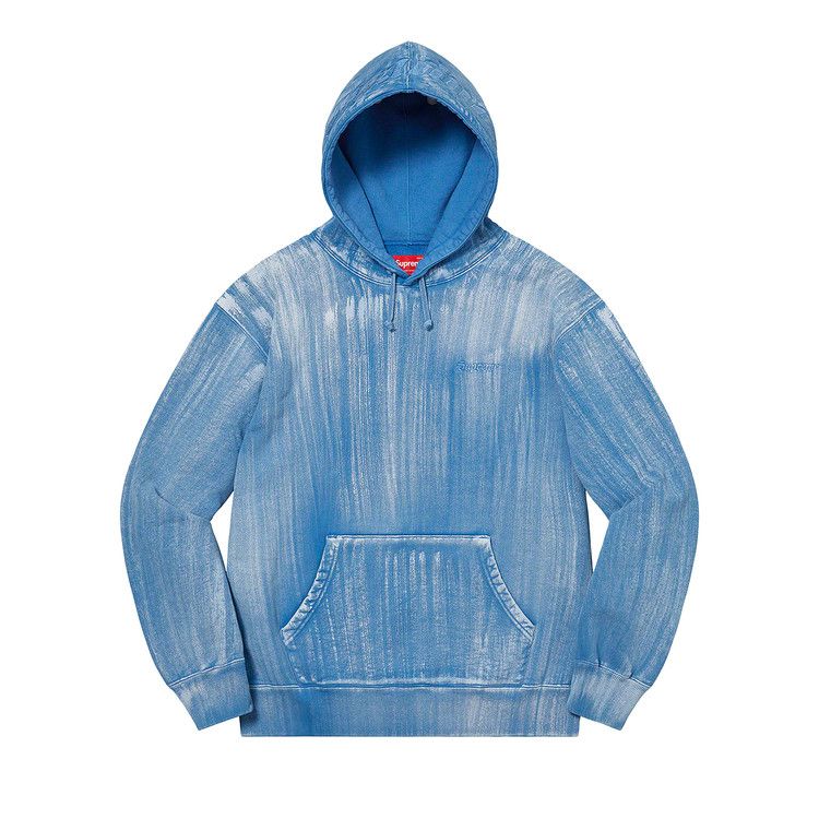 

Толстовка Supreme Brush Stroke Hooded Sweatshirt, Pale Royal
