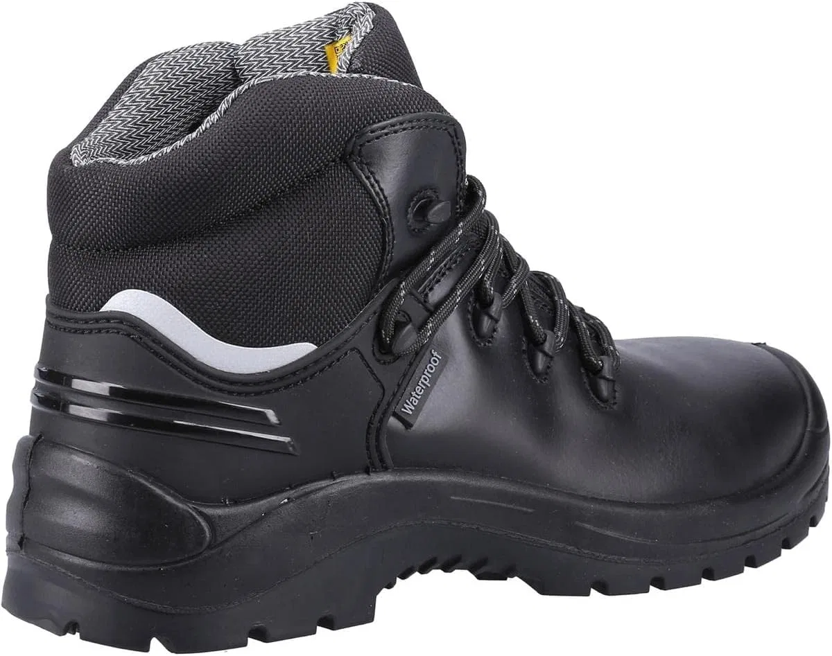 Ботинки Maxguard X430 S3 Sicherheitsstiefel, Rindleder, metallfrei, Waterproof, schwarz, Gr. 38-50, Black