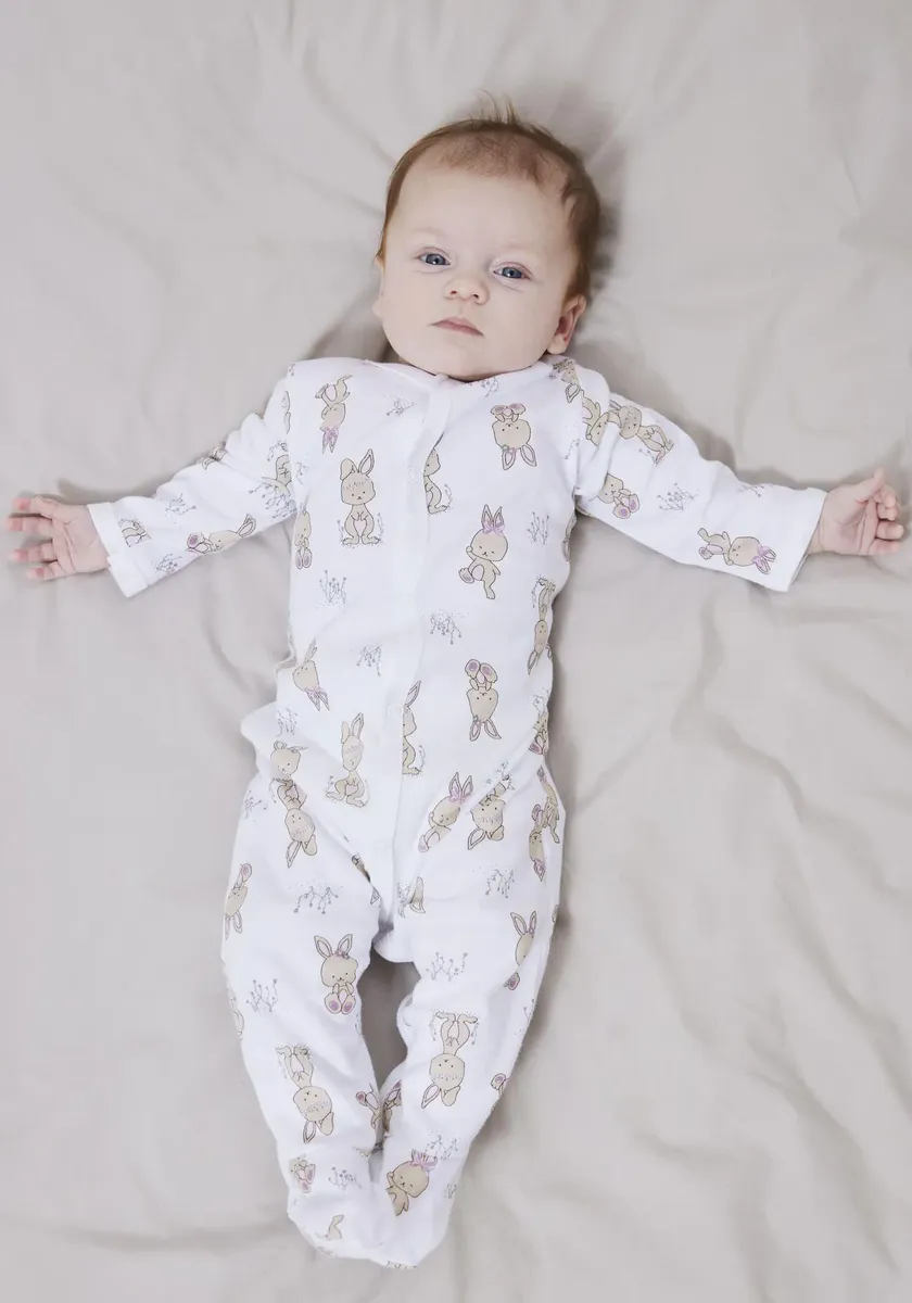

Name It Пижама "NBFNIGHTSUIT W/F RABBIT NOOS", белый
