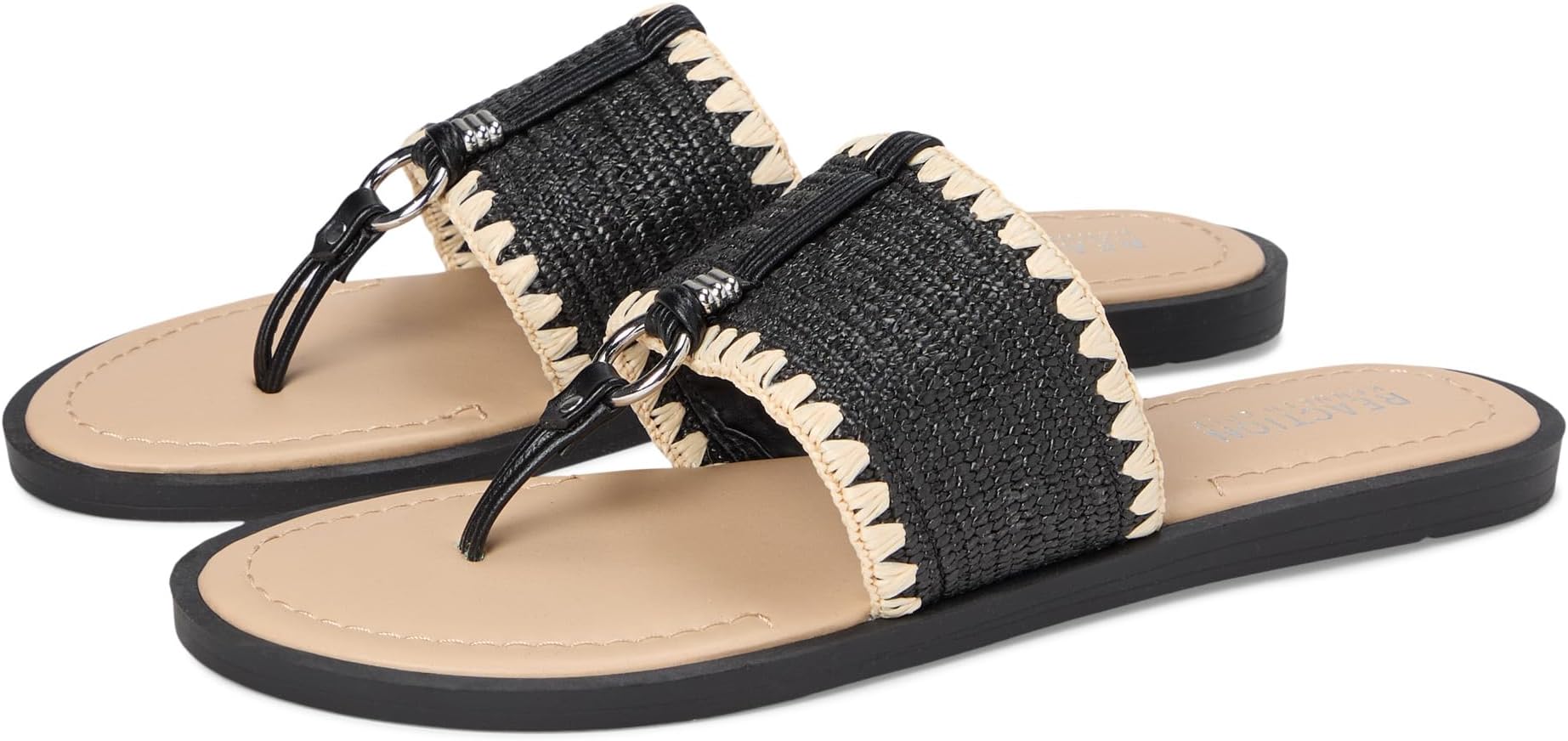 Сандалии Kenneth Cole Reaction Sabriya, цвет Black Raffia