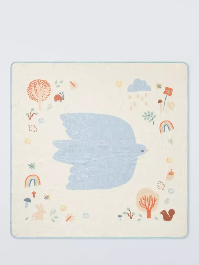 

Одеяло John Lewis Baby Bird Muslin