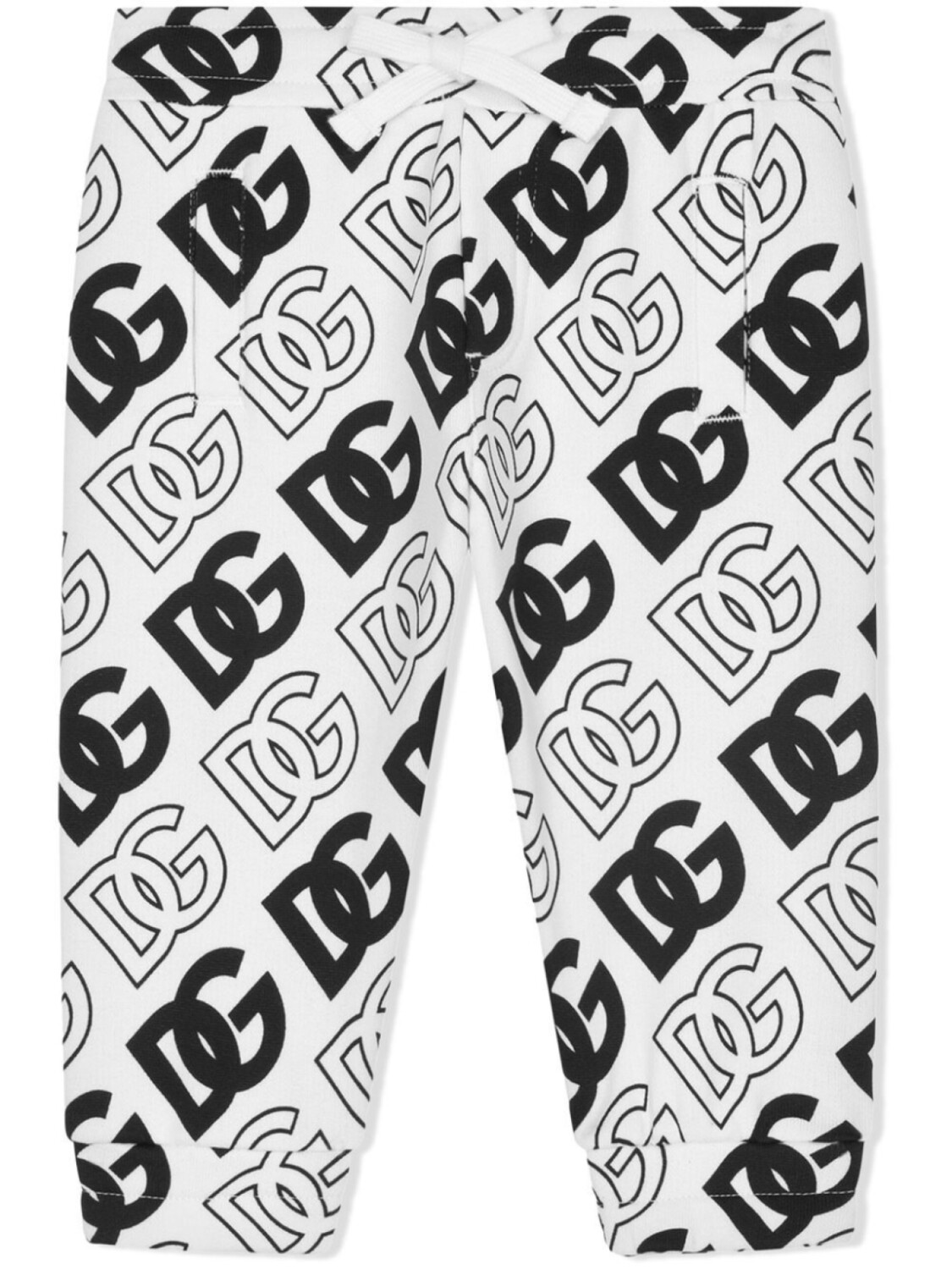

Dolce & Gabbana спортивные брюки с логотипом DG, белый