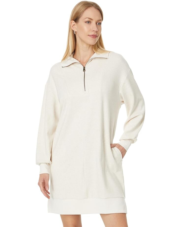 

Платье Faherty Legend Quarter Zip Dress, цвет Off White