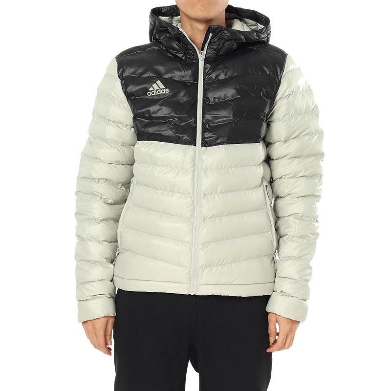 

Adidas Мужская пуховая куртка, белая/черная