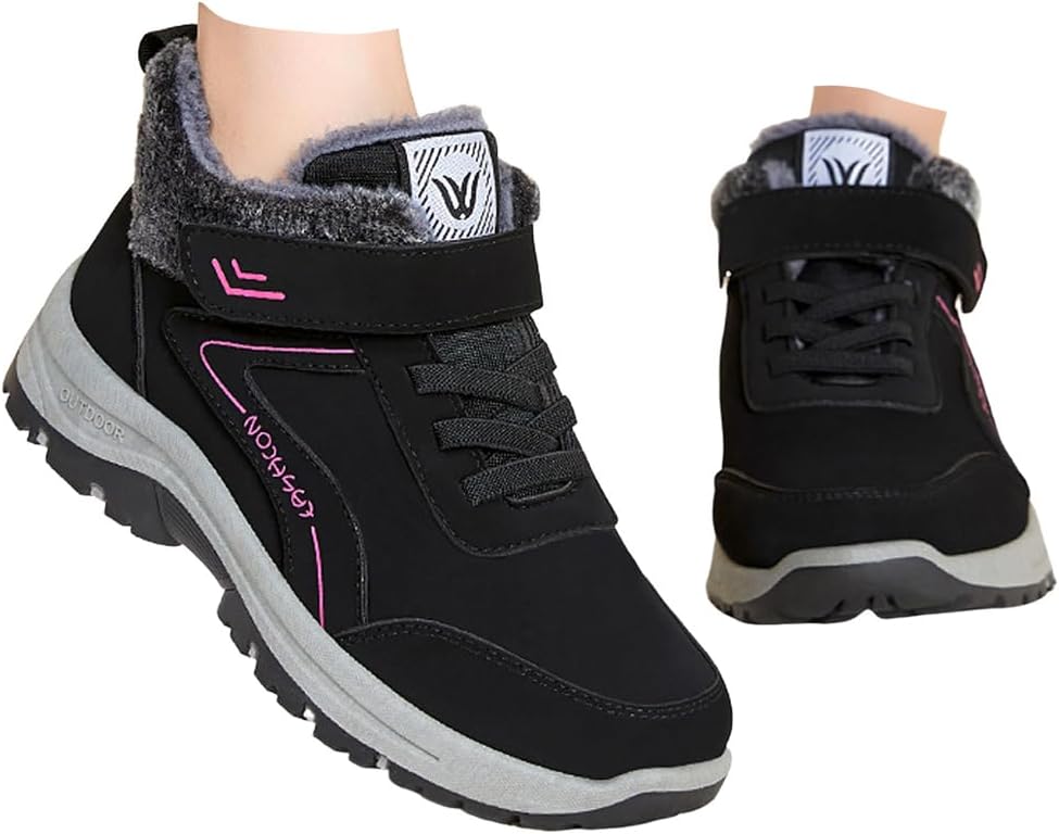 

Зимние ботинки утепленные на шнуровке Jyswoshoe, черный