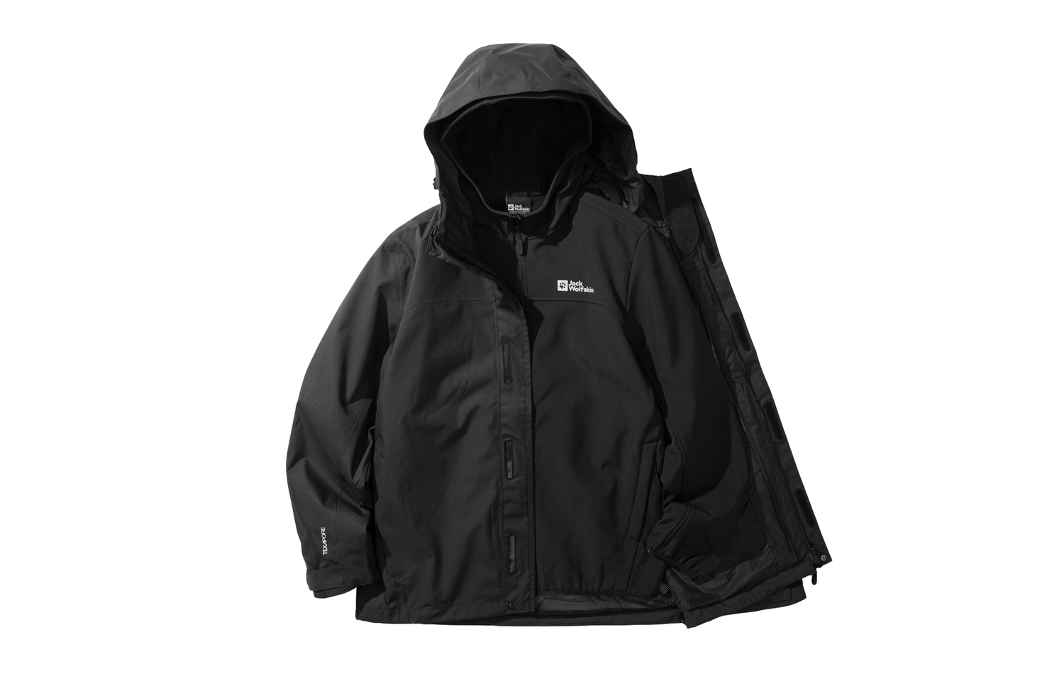 

Куртка ветровка мужская Jack Wolfskin для походов на открытом воздухе, водостойкая, водонепроницаемая, дымчато-серый 6185