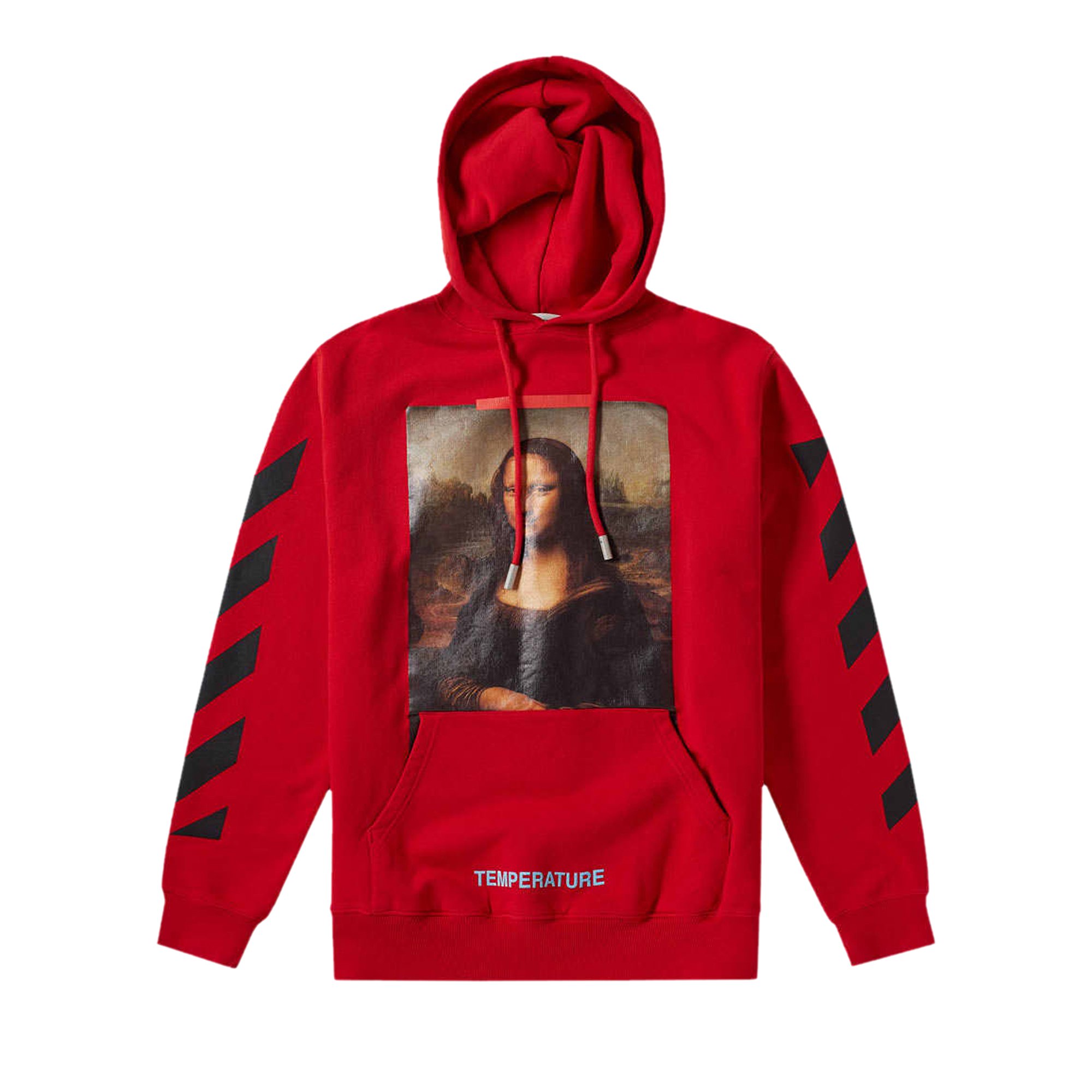 

Off-White Толстовка с капюшоном Mona Lisa Красный