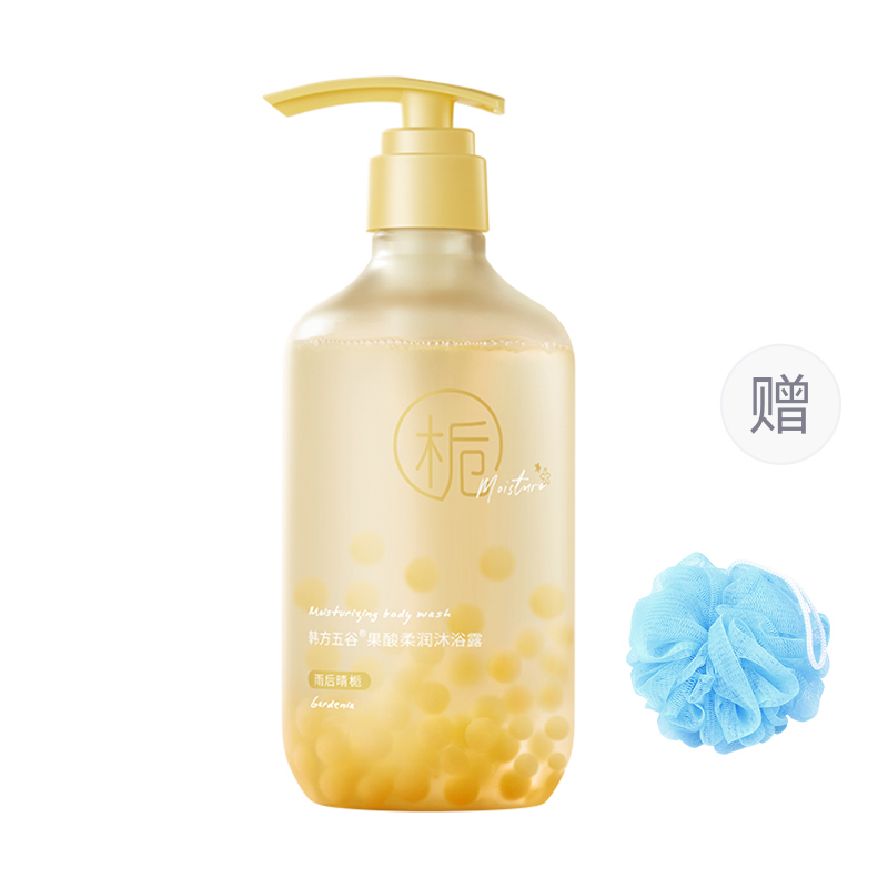 

Фруктово-кислотный гель для душа очищающий увлажняющий питательный освежающий успокаивающий кожу 500ml Korean grain