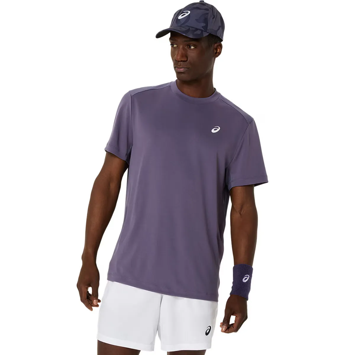 

Мужская футболка Asics COURT SS TOP, фиолетовый