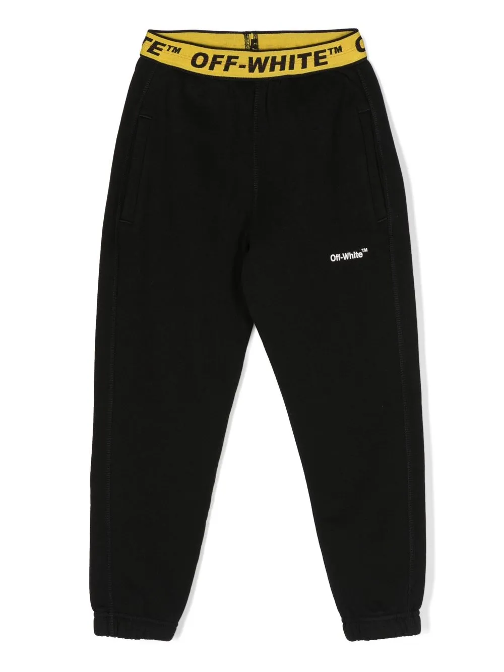 

Спортивные брюки с логотипом на поясе OFF-WHITE KIDS, черный