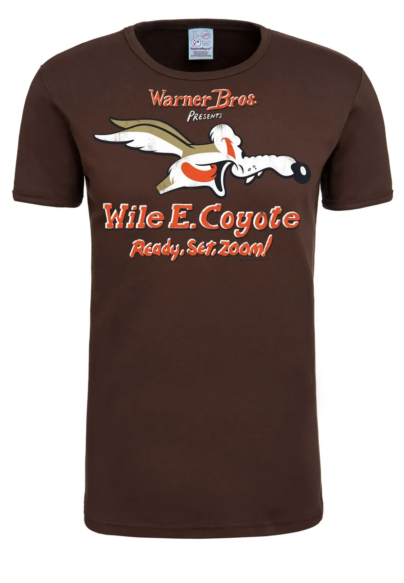 

Logoshirt Футболка "Койот" с крупным принтом Looney Tunes, цвет Bunt
