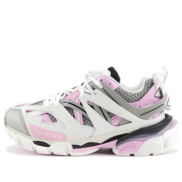 Кроссовки track sneaker 'white pink' Balenciaga, белый